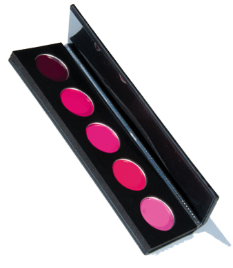 Colorimétrie chaude - Palette de 5 rouges à lèvres – Image 3