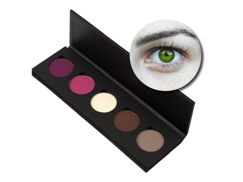 Gamme chaude - yeux vert
